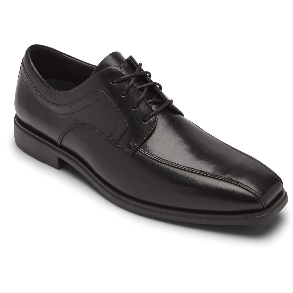 Rockport Mens Oxfords Black - Dres Sports Business 2 Bike Toe - UK 847-OIJYEB